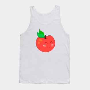 Funny cartoon apple. #design Tank Top